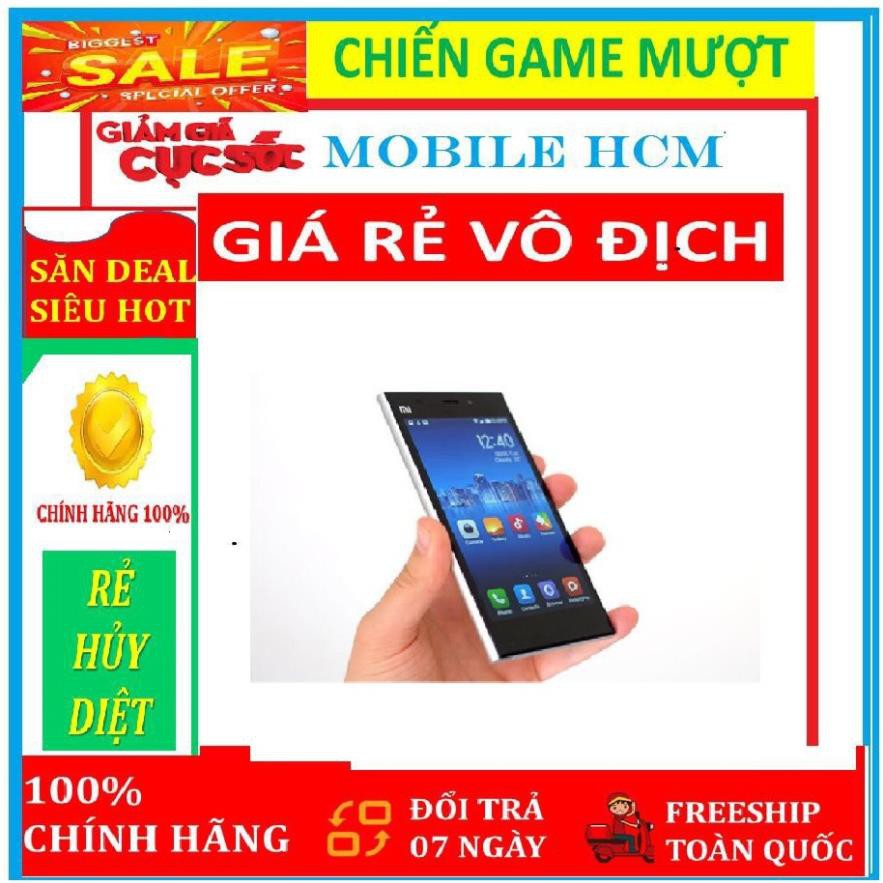 ĐIỆN THOẠI Xiaomi Mi3 - Xiaomi Mi 3 16G mới. Có Tiếng Việt, chơi PUBG-Free Fire-Liên Quân mượt