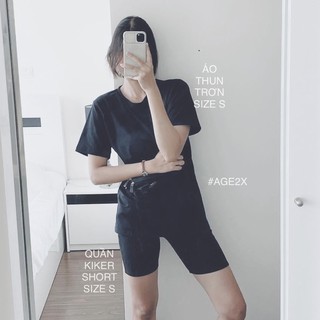 Quần BIKER SHORT NỮ AGE2X