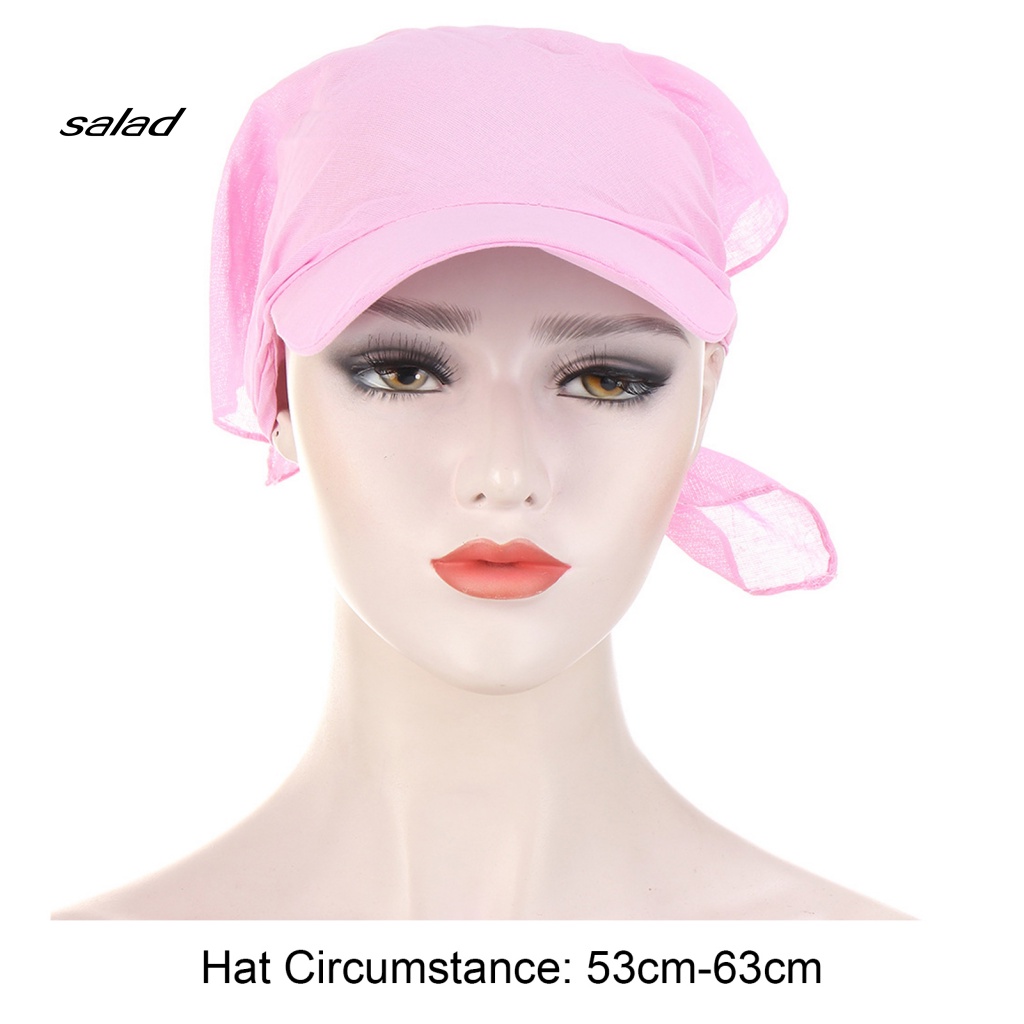 Mũ Turban Vành Rộng Thoáng Khí Chống Nắng Thời Trang