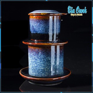 Bộ phin pha cà phê gốm sứ - Phin Pha Cafe Gốm Bát Tràng