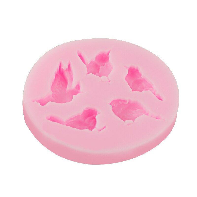 Khuôn silicone làm bánh hình chim 3D sáng tạo đáng yêu