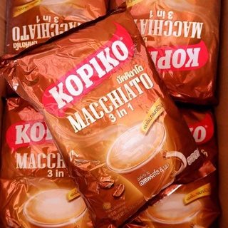 [FREESHIP] GÓI CÀ PHÊ HÒA TAN KOPIKO MACCHIATO THÁI (24G*7) L