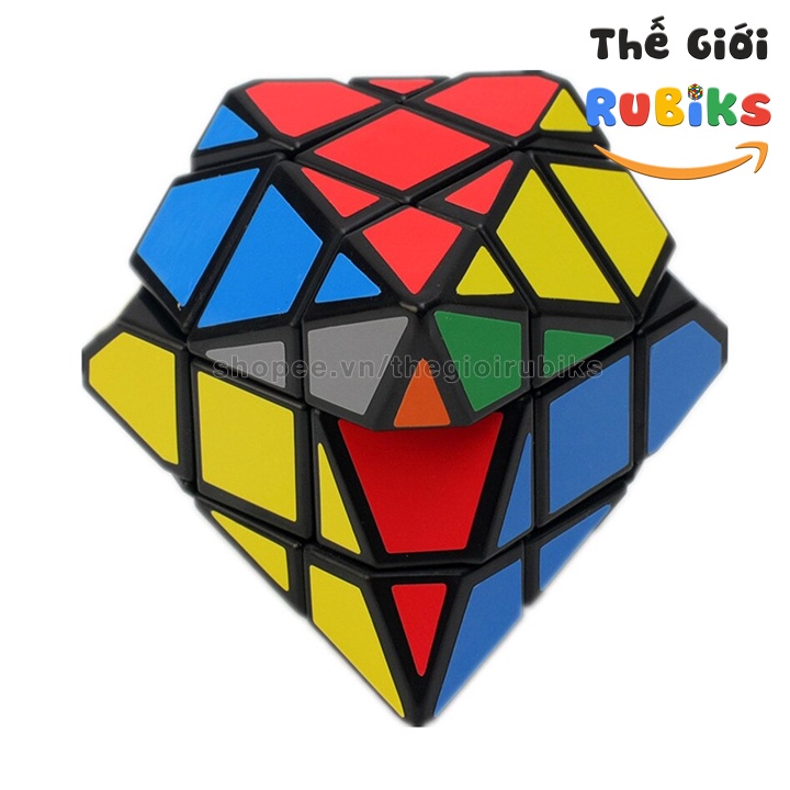 Rubik Biến Thể Pha Lê Lục Giác DianSheng 6-Corner Hexagonal Dipyramid Rubic 12 Mặt Đồ Chơi Trí Tuệ