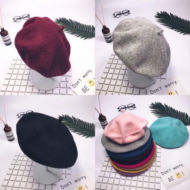 Combo 03 Mũ nồi beret