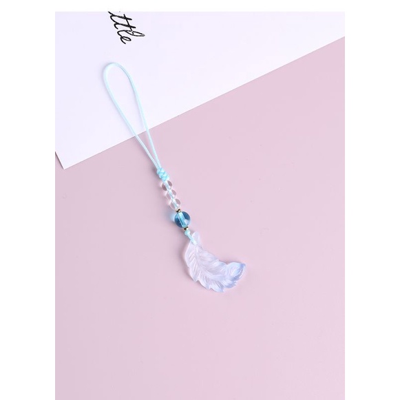 Móc khóa phong thủy hút Tài Lộc May Mắn kết dây thủ công AMK007