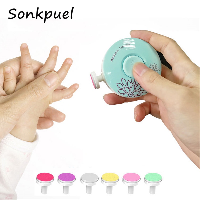 Bộ Dụng Cụ Kéo Cắt Móng Tay Bằng Điện Dành Cho Trẻ Sơ Sinh