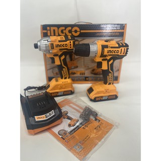 Ckli2006 bộ combo máy khoan 10mm & siết vít 1/4" dùng pin lithum-ion 20v max