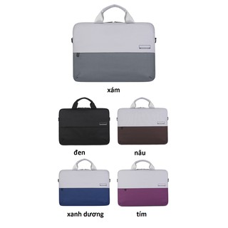 Túi chống sốc cho laptop, macbook Brinch có quai đeo chéo
