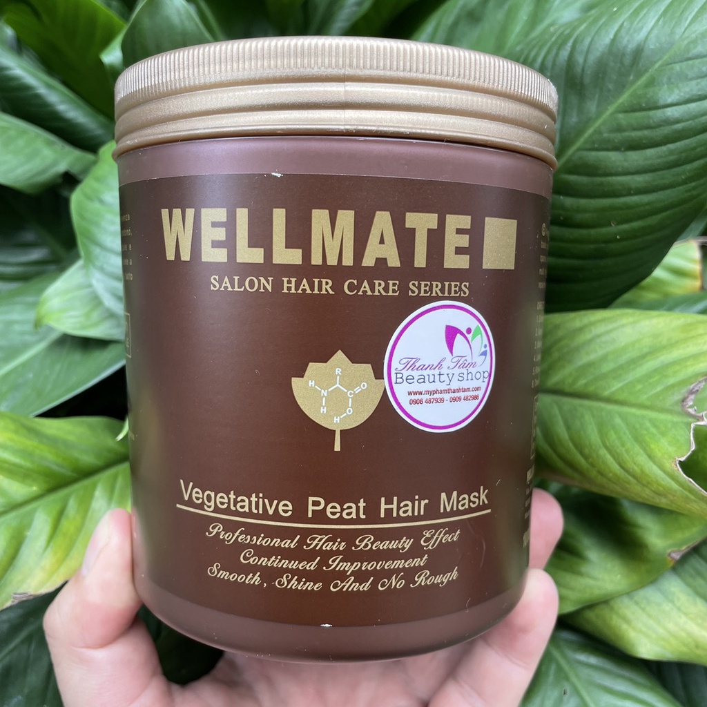 Kem hấp dầu tóc cao cấp Wellmate Vegetative Peat Hair Mask 500ml