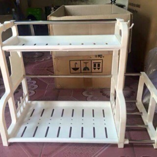 Kệ để gia vị có chỗ để thớt, dao