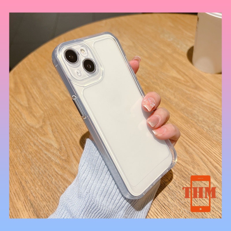 Ốp lưng iphone Trong Suốt Viền Thẳng Chống Sốc Cho iphone 6/6plus/6s/6splus/7/7plus/8/8plus/x/xr/xs/11/12/13/pro/max/plus/promax -926
