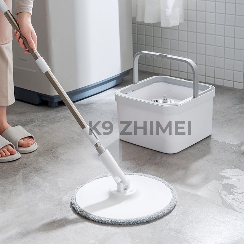 Cây Lau Nhà Tự Vắt Thông Minh K9 ZHIMEI Chổi Lau Nhà Tách Nước Bẩn 360 Độ Cao Cấp Bộ Lau Nhà Thế Hệ Mới