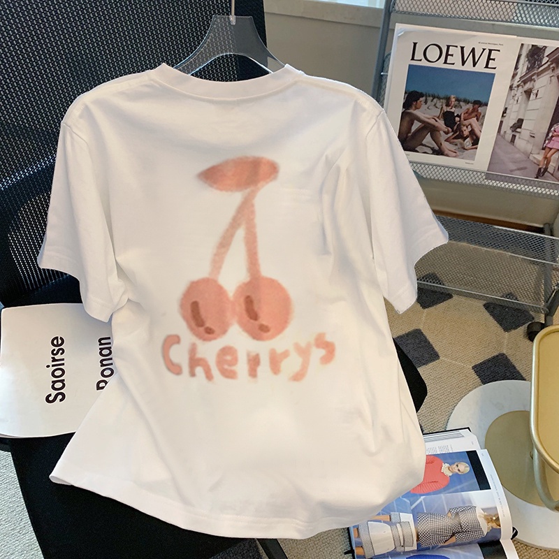 NRVP Áo Thun Tay Ngắn Cổ Tròn Thời Trang Mùa Hè Phong Cách Hàn Quốc Mới