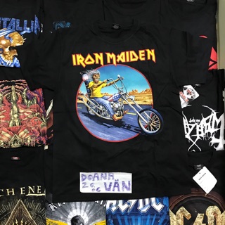 ⚡️[FREESHIP] - Áo rock tee Iron Maiden size M,L,XL cao cấp full tag túi