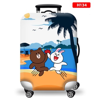 Túi bọc bảo vệ vali -Áo vỏ bọc vali - Gấu và thỏ H134 - HPVali
