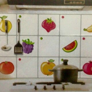 Tranh dán bếp 60x90 ( giao mẫu ngẫu nhiên )