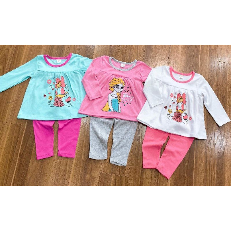 bộ bé gái bánh bèo bozip size nhí 1-7t