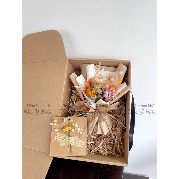 Box hoa khô cỡ nhỡ xinh xắn tặng các dịp Lễ, Sinh nhật, Đặc biệt 🪴 Made by Nhã Ý Hiên