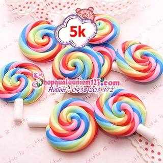 Nguyên Liệu Charm Kẹo Xoắn 7 màu