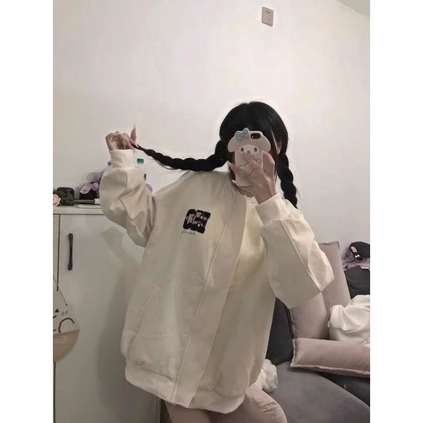 |SẴN| |ORDER TAOBAO| Áo khoác bomber unisex Hàn Quốc vải dù