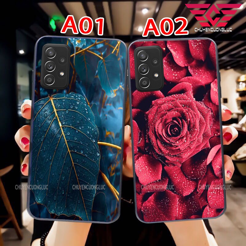 [HOT] ỐP LƯNG SAMSUNG A32 - A52 - A72 IN HÌNH HOA LÁ SIÊU HOT