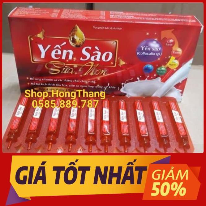 Yến Sào Sữa Non hỗ trợ tiêu hóa, giúp ăn ngủ ngon, bổ sung vitamin, khoáng chất cho cơ thể, tăng cường sức khỏe