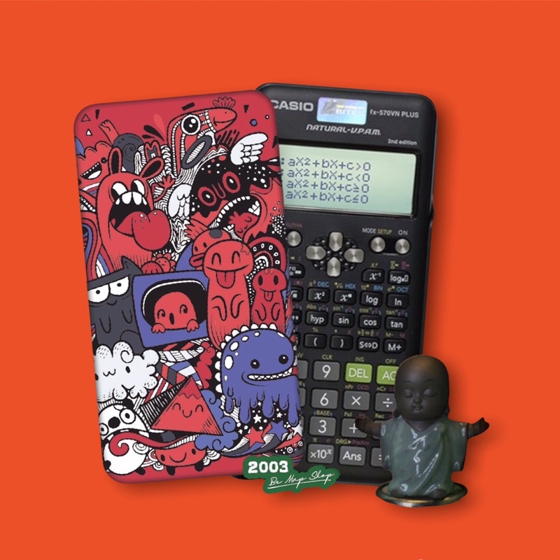 | Miếng Dán DECAL SHARK ATTACK Dành Cho Các Dòng Máy Tính Cầm Tay CASIO FX-580VNX,FX-570VN,ES,VINACAL...vv