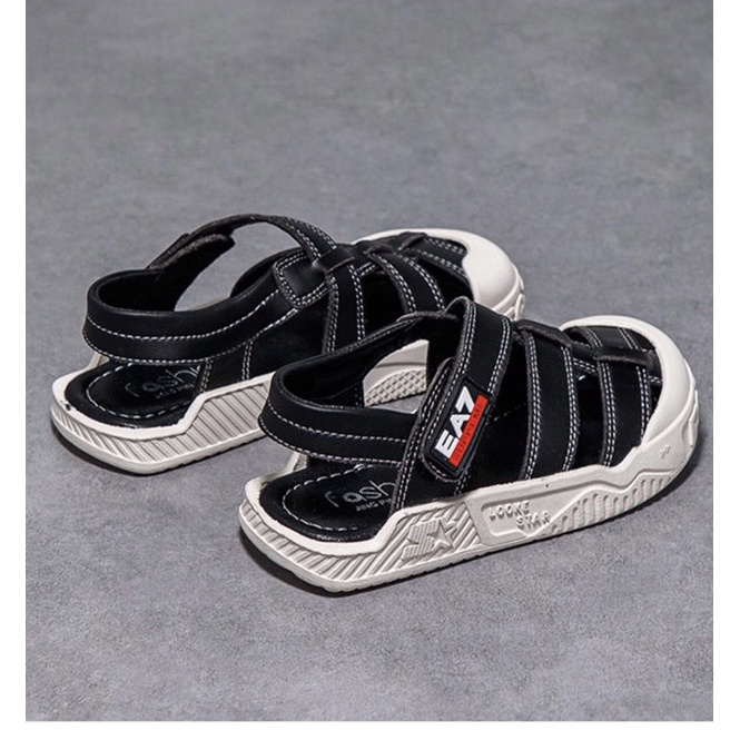 Sandal bé trai - dép rọ quai hậu cho bé đi học, đi chơi, đế mềm êm chân QCCC Babybees ABC523