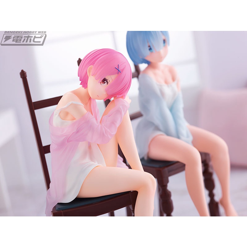 Mô Hình Figure Chính Hãng Anime Re:Zero, RAM - Relax Time (Bandai Namco Amusement, Bandai Spirits)