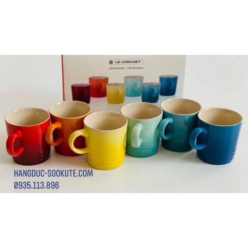Bộ 6 cốc Le Creuset cầu vồng 100ml