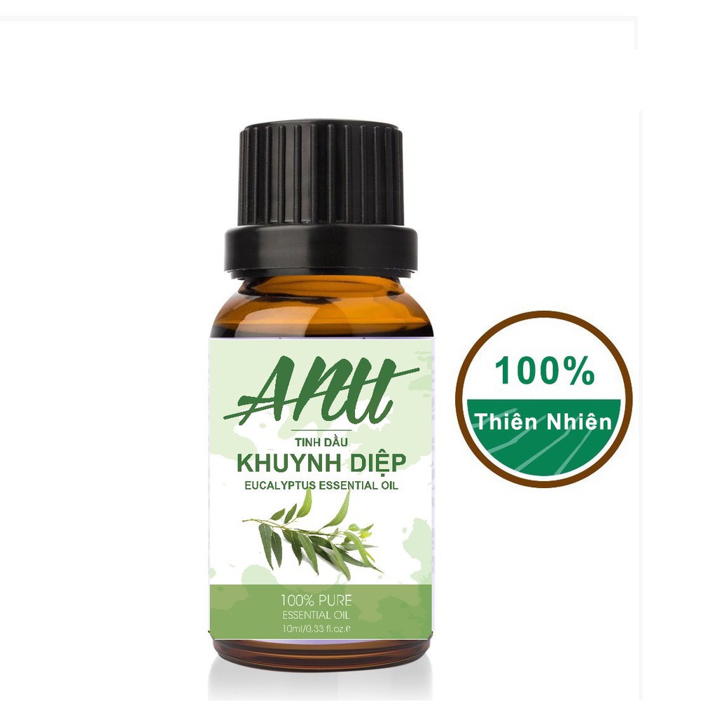 Tinh Dầu Khuynh Diệp Anu Fragrance | 100% Thiên Nhiên Nguyên Chất | Eucalyptus Essential Oil | Kiểm Nghiệm Qua