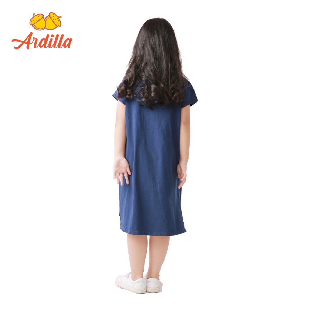 Váy Suông Xẻ Gấu Bé Gái ARDILLA Chất Liệu Cotton Thoáng Mát, Kiểu Dáng Xinh Xắn, Dễ Thương Cho Bé 10-15 Tuổi T104GSS20
