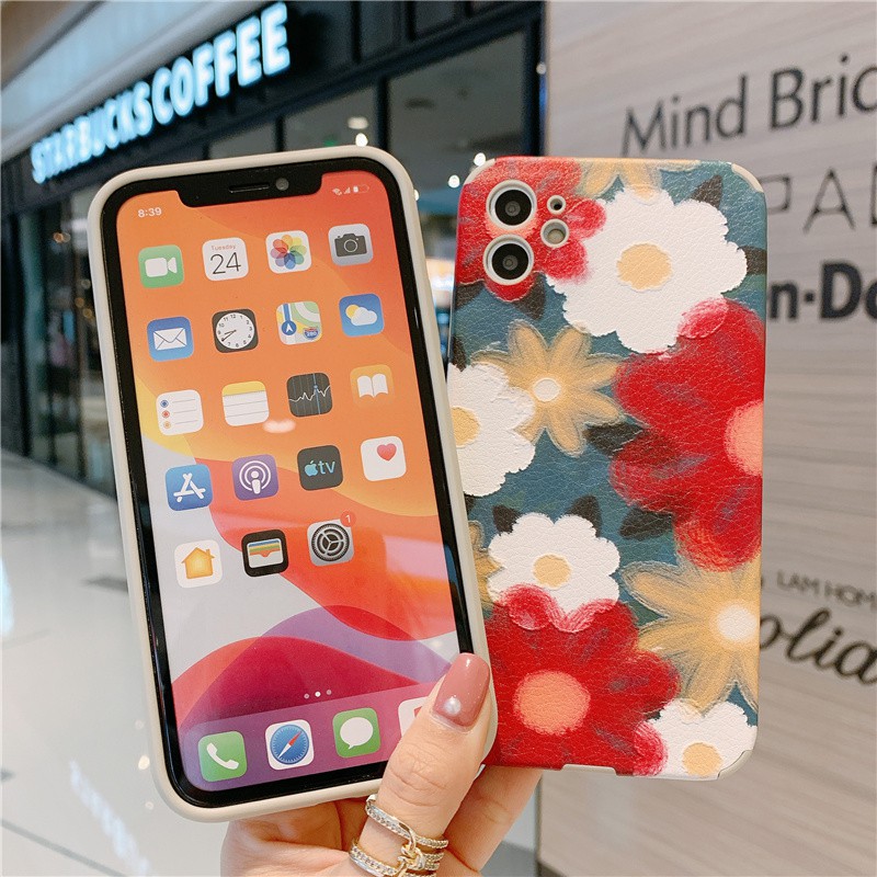 Ốp Lưng Da In Hình Tranh Sơn Dầu Độc Đáo Cho Iphone 12 Pro Max I11 X Xr 7 Plus | BigBuy360 - bigbuy360.vn