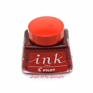 Combo bút máy ngòi lá tre cl010 + mực Pilot đỏ ( viết máy ngòi lá tre )
