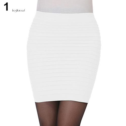 Chân Váy Bút Chì Ngắn Xếp Li Bó Sát Gợi Cảm Cho Nữ