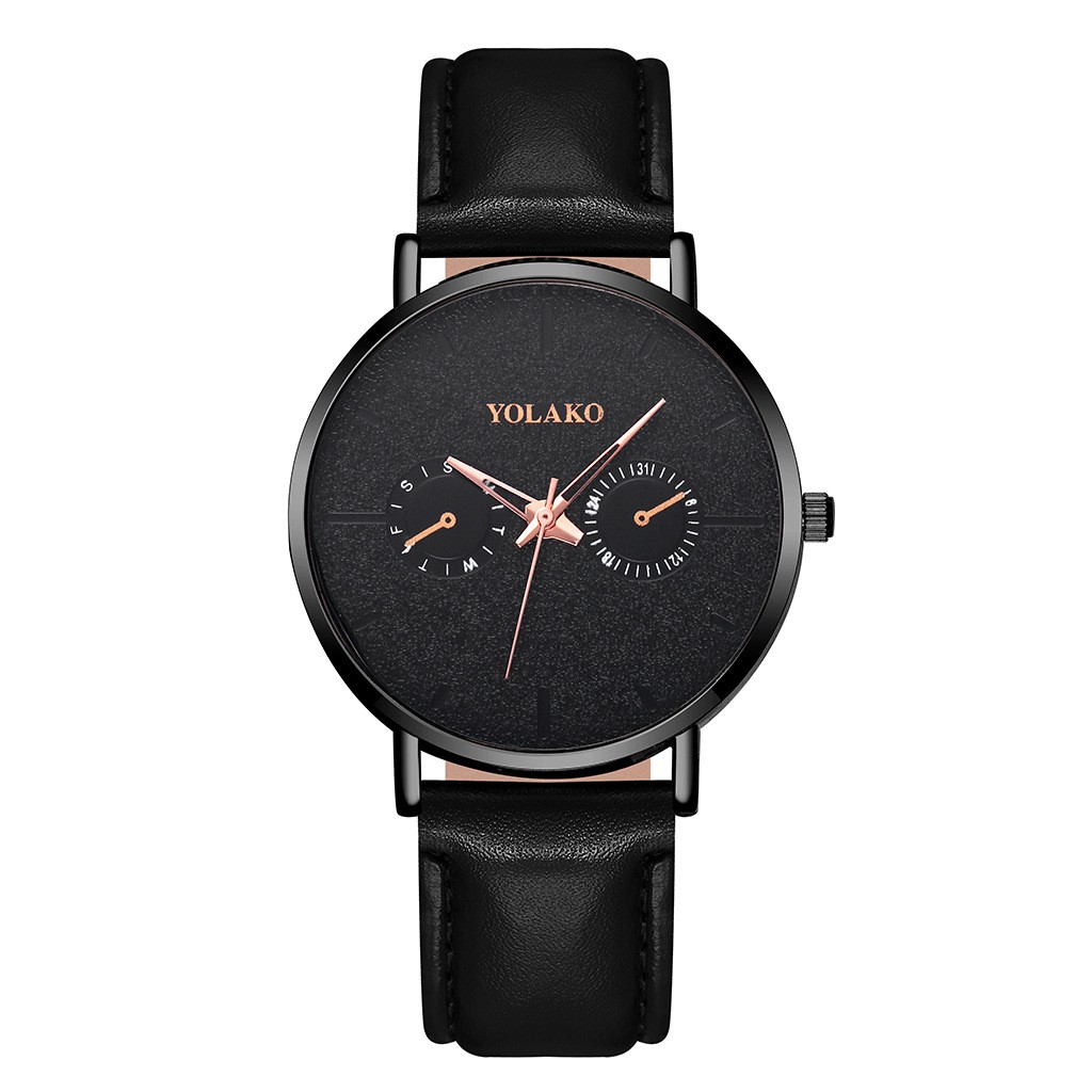 Đồng hồ thời trang nam dây da PU cao cấp YOLAKO PKHRYL005 (đường kính mặt: 40 mm) | BigBuy360 - bigbuy360.vn