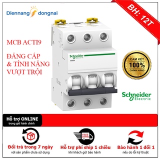 Mcb cb tép schneider 3 pha 6a, 10a, 16a, 20a, 25a, 32a, 40a, 50a, 63a