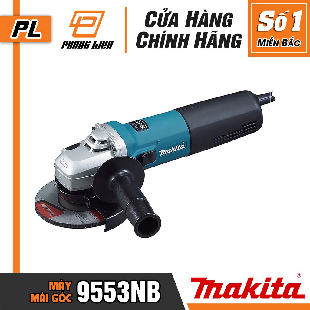 Máy Mài Góc Makita 9553NB (100MM-710W) - Hàng Chính Hãng