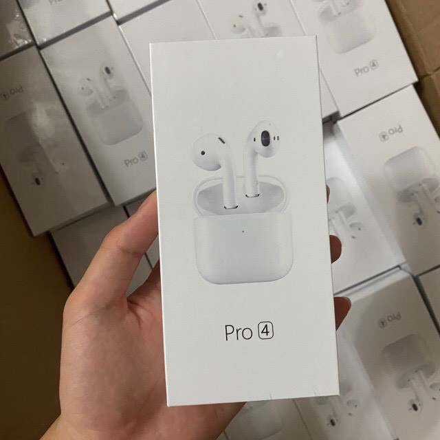 [BH6T] Tai nghe Airpod Pro 4 Blutooth 5.0 TWS Đàm thoại, âm thanh sắc nét, đổi tên và định vị chuẩn 2020  [RẺ VÔ ĐỊCH]