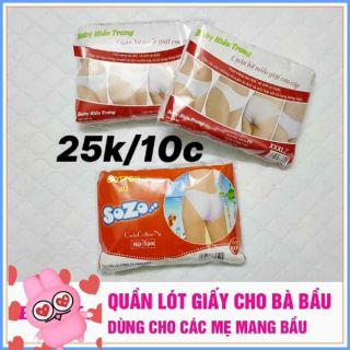 Quần lót giấy cho mẹ