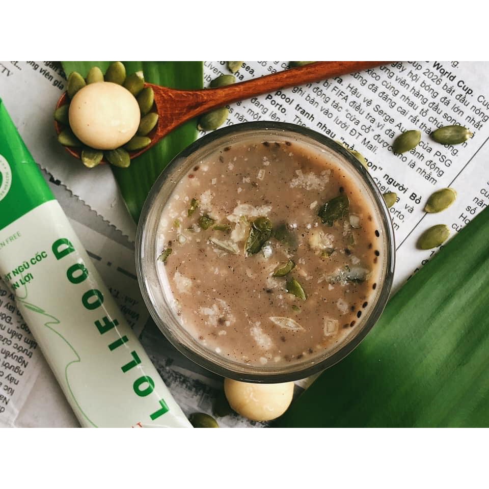 Bột Ngũ Cốc Ăn Sáng Tiện Lợi Dinh Dưỡng Lolifood Cho Người Ăn Kiêng