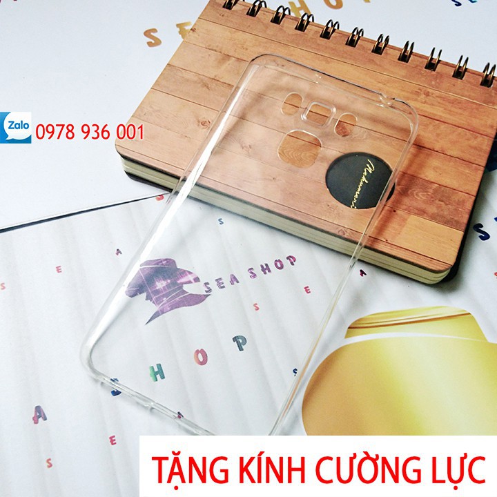 [TẶNG CƯỜNG LỰC]Ốp lưng Asus Zenfone 3 Max 5.5 inch ZC553KL X00DD silicon trong suốt