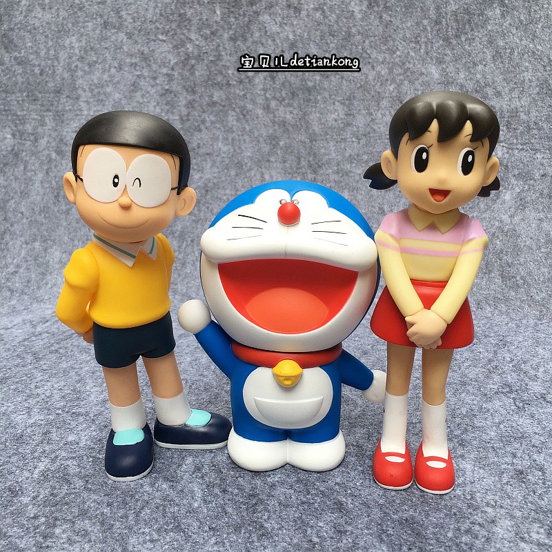 (Chất) Mô hình doremon, nobita, xuka, chaien, xeko