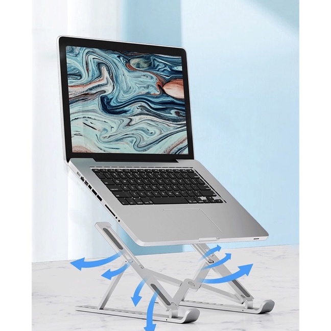 Giá đỡ laptop thông minh tiện dụng.