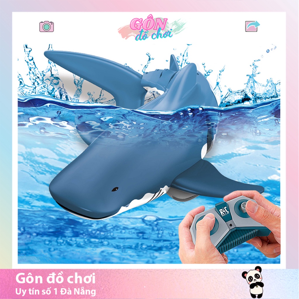 Cá mập điều khiển từ xa dưới nước giá rẻ cho bé trẻ em thông minh Gôn đồ chơi