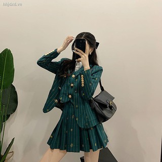 Set Áo Khoác Và Chân Váy Cùng Màu Phong Cách Hàn Quốc Cho Nữ 7 Ngày