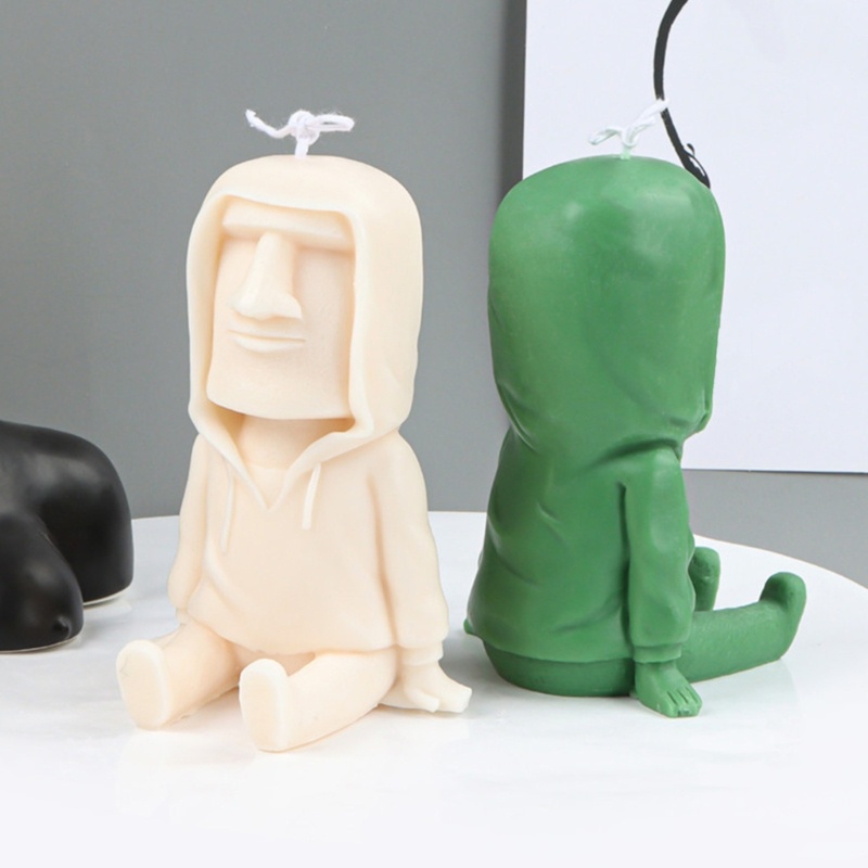 Khuôn Làm Nến Bằng Silicone Hình Super Stoneman