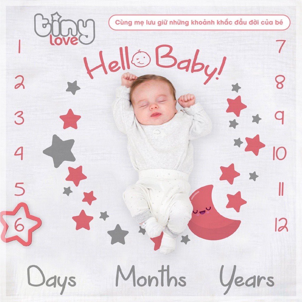 Khăn tắm sợi tre  𝑭𝒓𝒆𝒆𝒔𝒉𝒊𝒑  Set 2 khăn tắm đa năng cho bé Muslin sợi tre Bamboo TinyLove