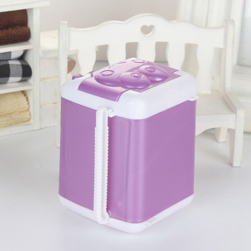 Barbie Doll Washing Machine Play House Toy Accessories Mini Washing Machine