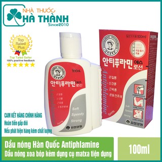 Dầu nóng hàn quốc - ANTIPHLAMINE, Dung tích 100ML